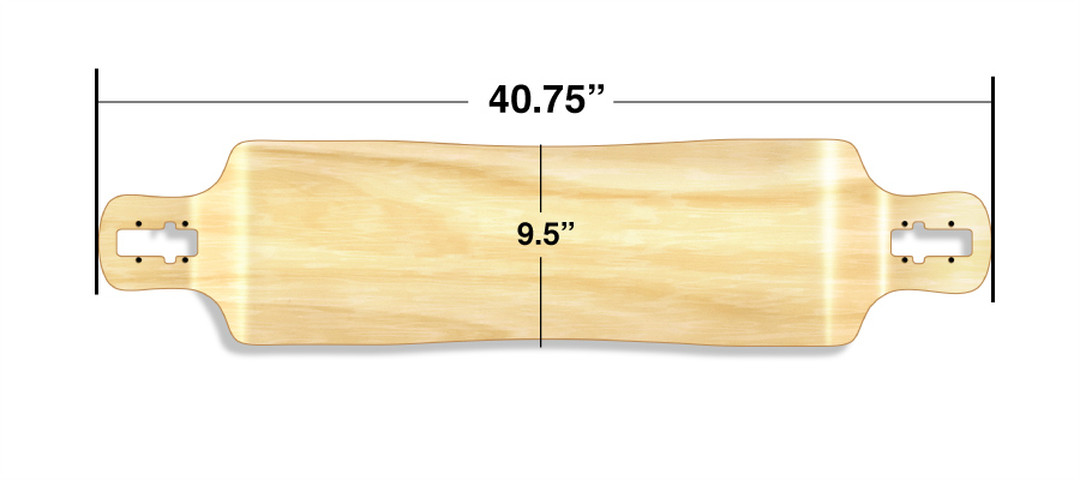 Skateboard Size Chart - Yocaher Skateboards