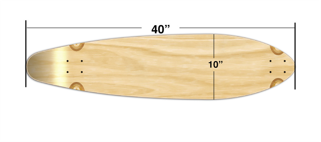 spansk frustrerende Silicon Yocaher Longboard Shape Guide - Yocaher Skateboards